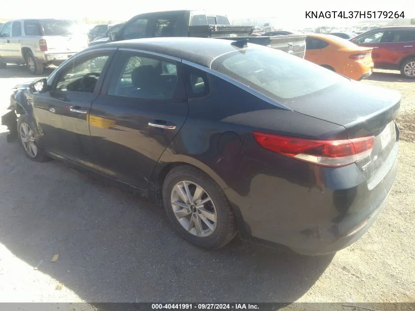 KNAGT4L37H5179264 2017 Kia Optima Lx