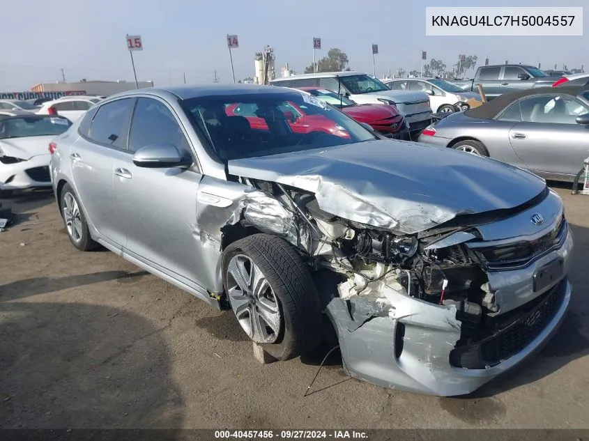 KNAGU4LC7H5004557 2017 Kia Optima Hybrid Ex