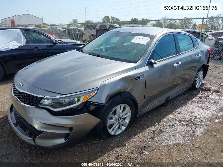 2017 Kia Optima Lx VIN: 5XXGT4L32HG166176 Lot: 40478618