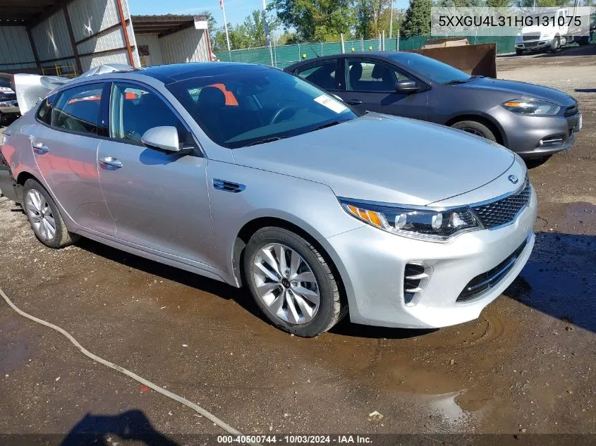 2017 Kia Optima Ex VIN: 5XXGU4L31HG131075 Lot: 40500744