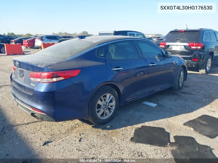 2017 Kia Optima Lx VIN: 5XXGT4L30HG176530 Lot: 40526474