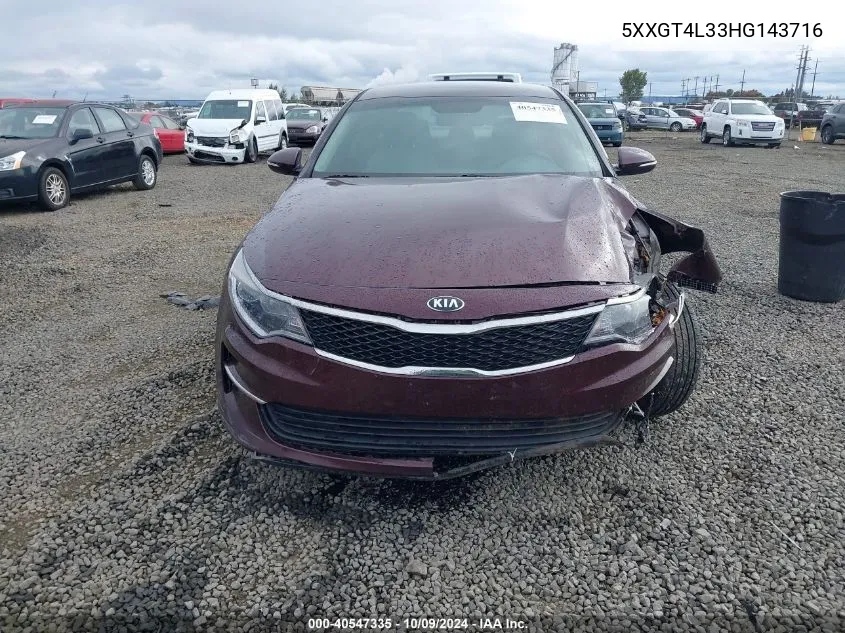 5XXGT4L33HG143716 2017 Kia Optima Lx