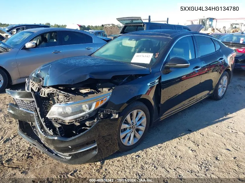 5XXGU4L34HG134780 2017 Kia Optima Ex