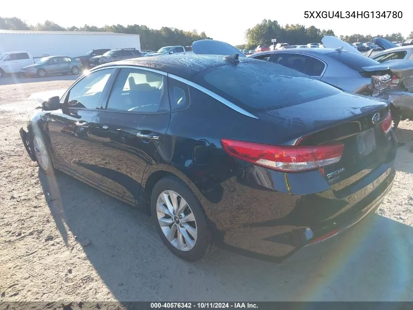 5XXGU4L34HG134780 2017 Kia Optima Ex