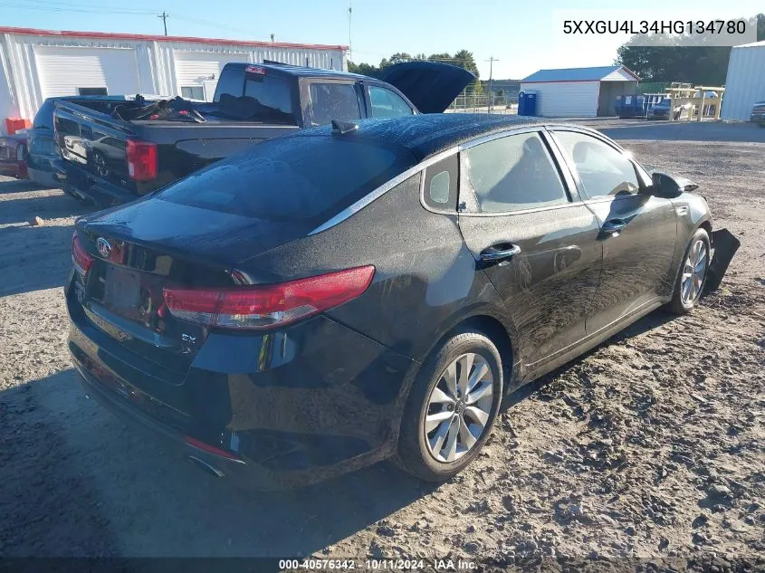 5XXGU4L34HG134780 2017 Kia Optima Ex