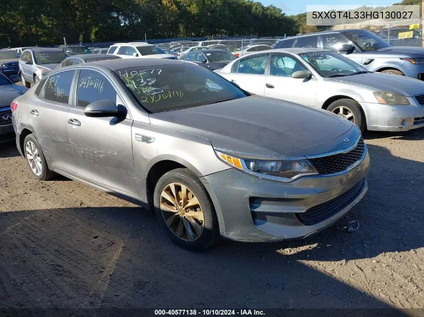 5XXGT4L33HG130027 2017 Kia Optima Lx