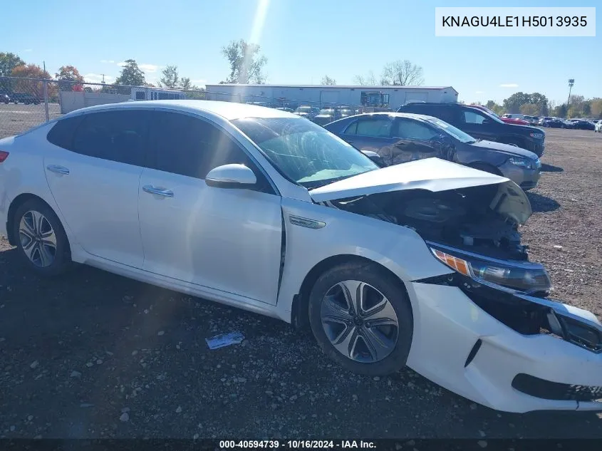 KNAGU4LE1H5013935 2017 Kia Optima Hybrid Ex