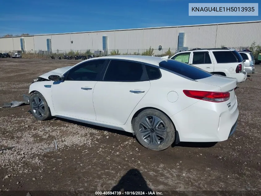 KNAGU4LE1H5013935 2017 Kia Optima Hybrid Ex