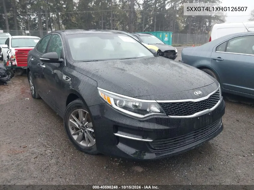 5XXGT4L1XHG126507 2017 Kia Optima Lx Turbo