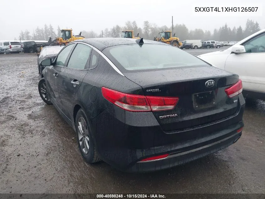 5XXGT4L1XHG126507 2017 Kia Optima Lx Turbo