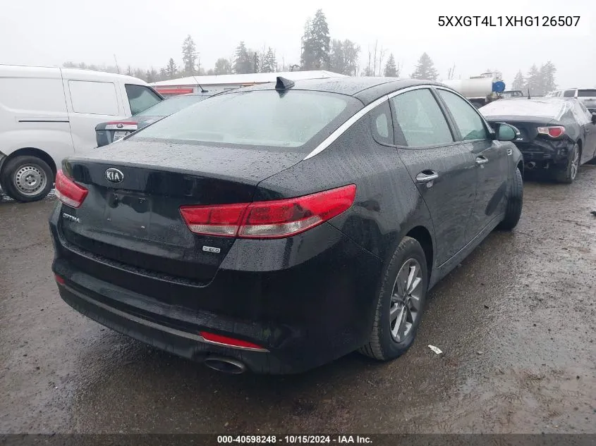 5XXGT4L1XHG126507 2017 Kia Optima Lx Turbo