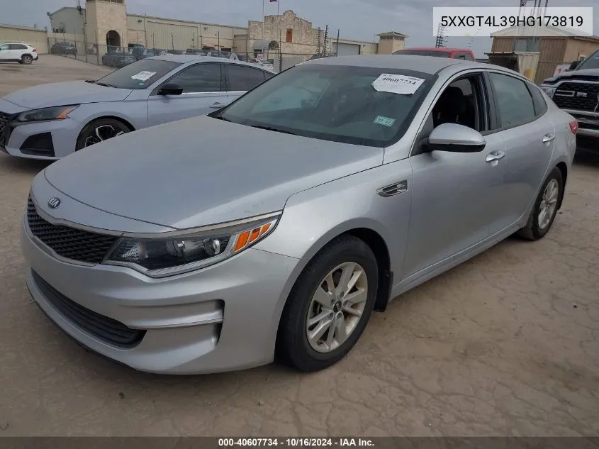 5XXGT4L39HG173819 2017 Kia Optima Lx