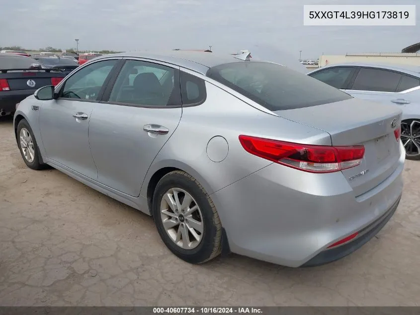 5XXGT4L39HG173819 2017 Kia Optima Lx