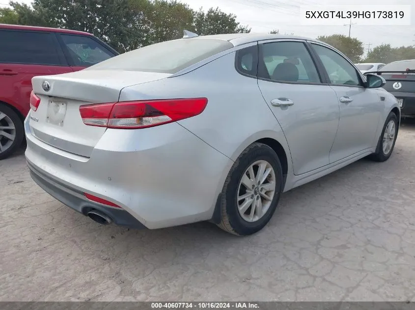 5XXGT4L39HG173819 2017 Kia Optima Lx