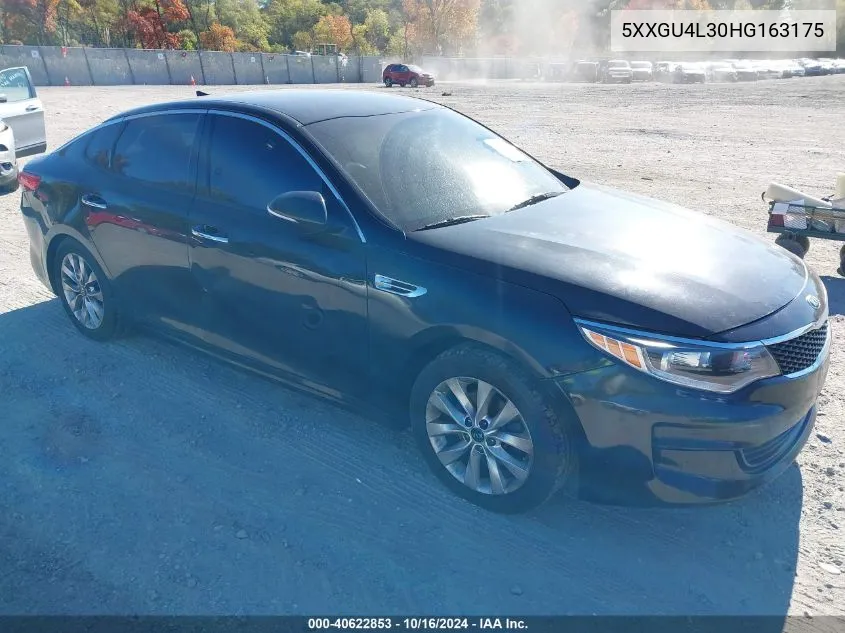 5XXGU4L30HG163175 2017 Kia Optima Ex