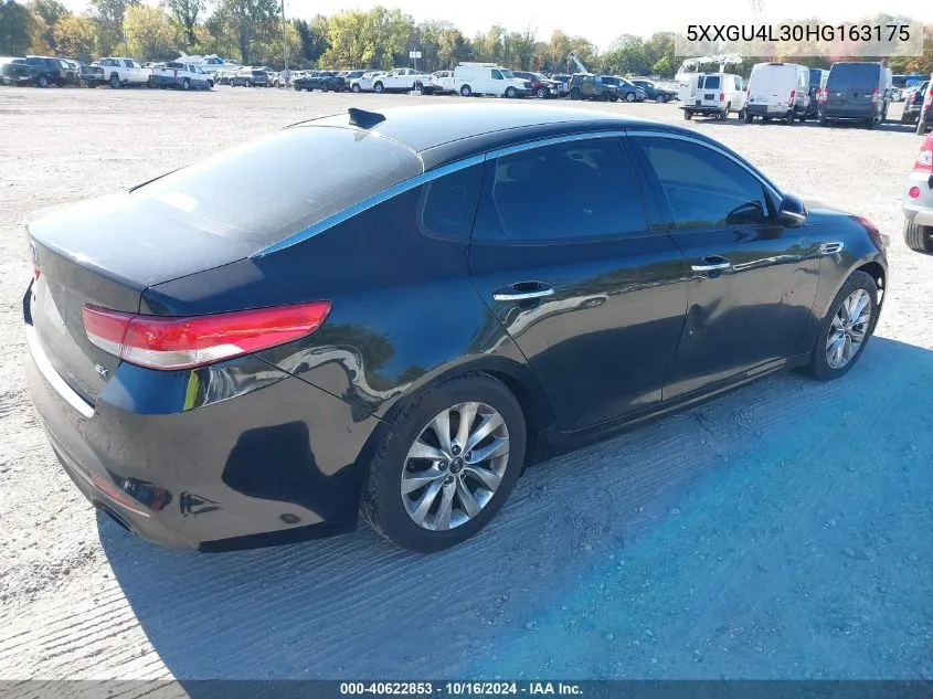 5XXGU4L30HG163175 2017 Kia Optima Ex