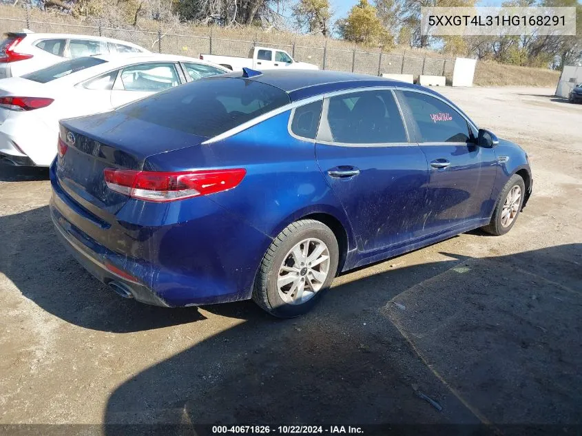 5XXGT4L31HG168291 2017 Kia Optima Lx