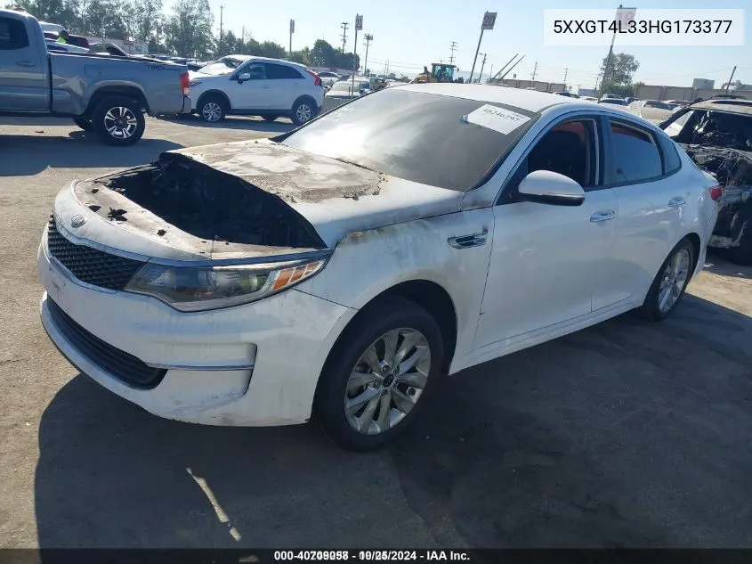 5XXGT4L33HG173377 2017 Kia Optima Lx