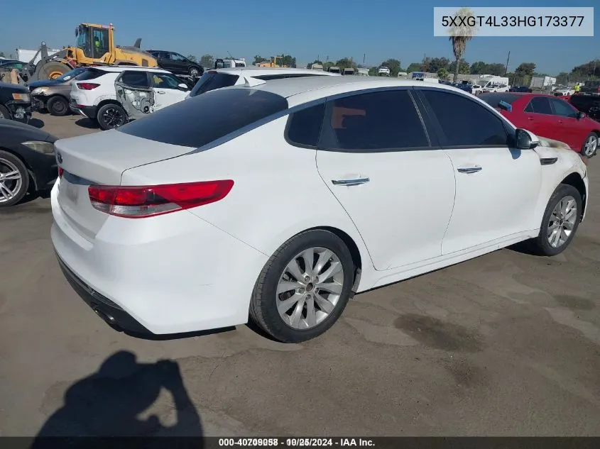 5XXGT4L33HG173377 2017 Kia Optima Lx