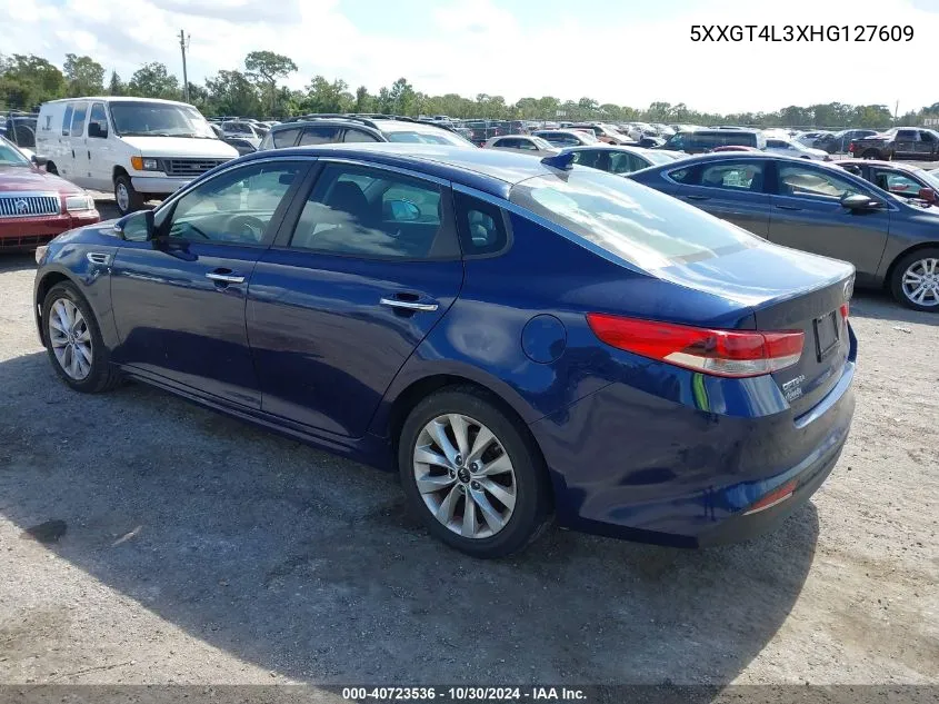 2017 Kia Optima Lx VIN: 5XXGT4L3XHG127609 Lot: 40723536