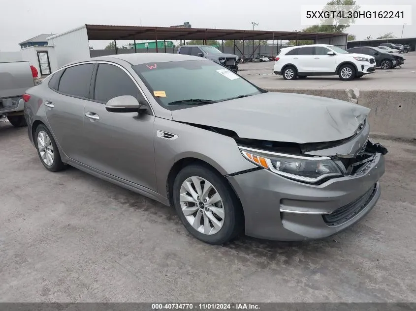 2017 Kia Optima Lx VIN: 5XXGT4L30HG162241 Lot: 40734770