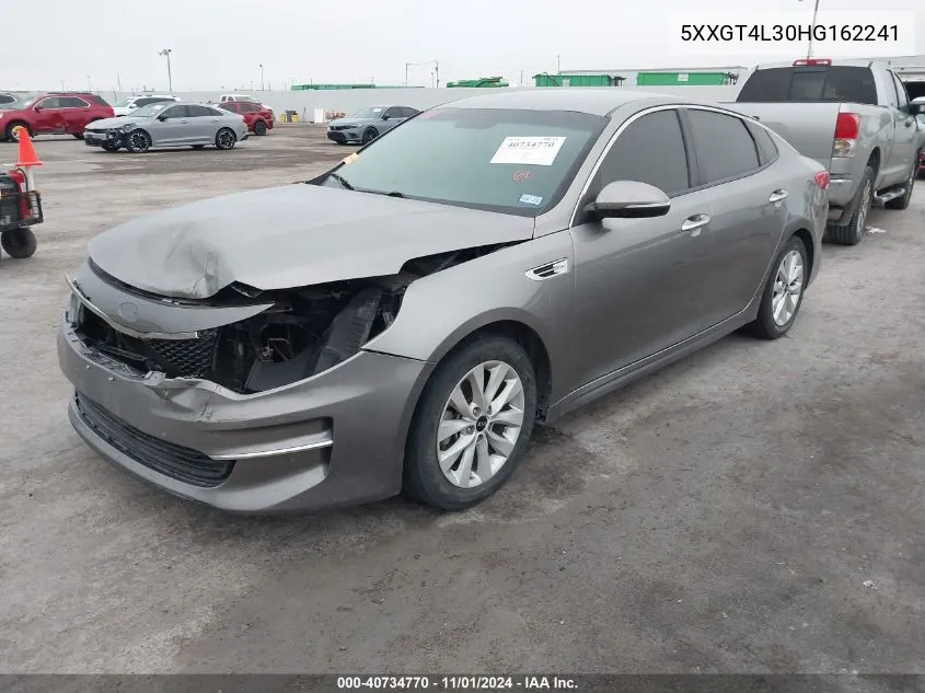 2017 Kia Optima Lx VIN: 5XXGT4L30HG162241 Lot: 40734770