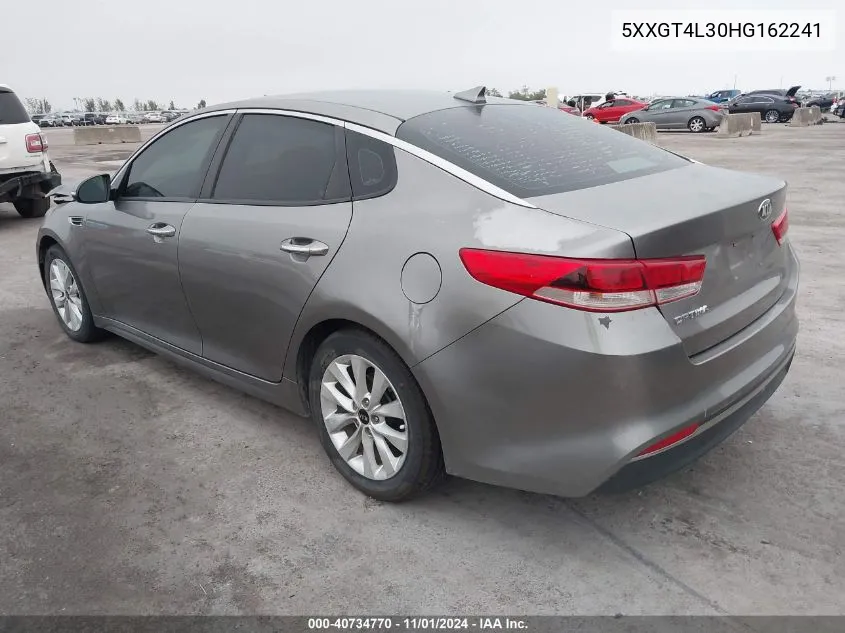 2017 Kia Optima Lx VIN: 5XXGT4L30HG162241 Lot: 40734770