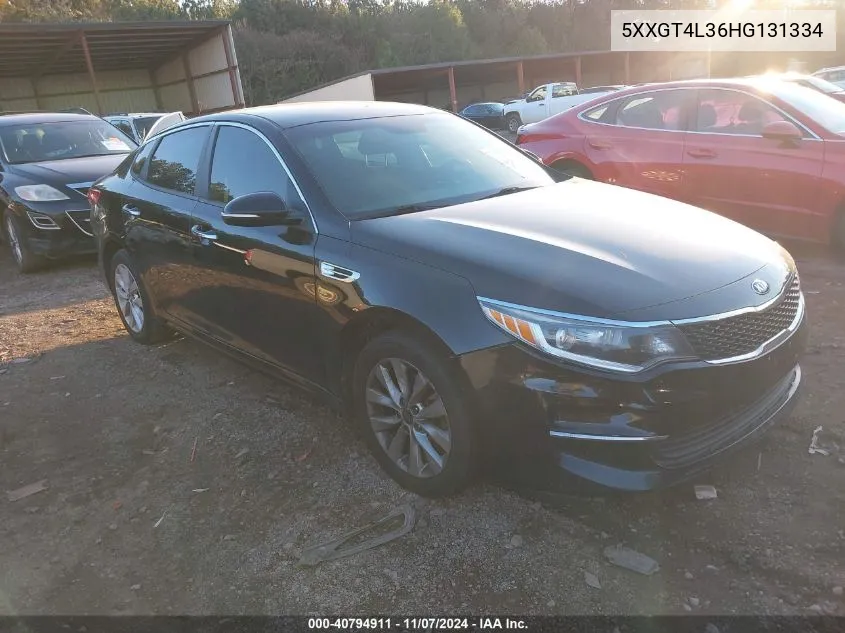 2017 Kia Optima Lx VIN: 5XXGT4L36HG131334 Lot: 40794911