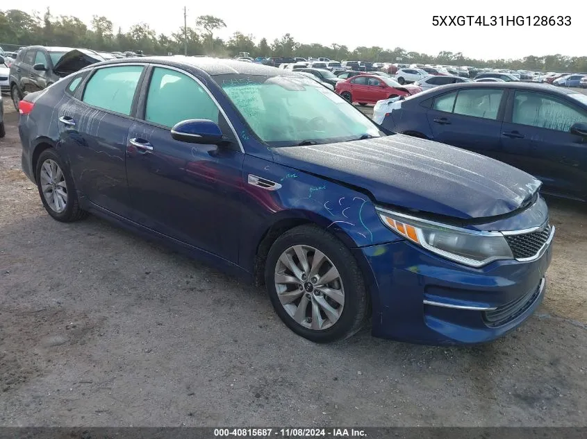 2017 Kia Optima Lx VIN: 5XXGT4L31HG128633 Lot: 40815687