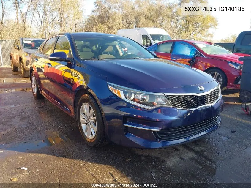 5XXGT4L35HG140185 2017 Kia Optima Lx