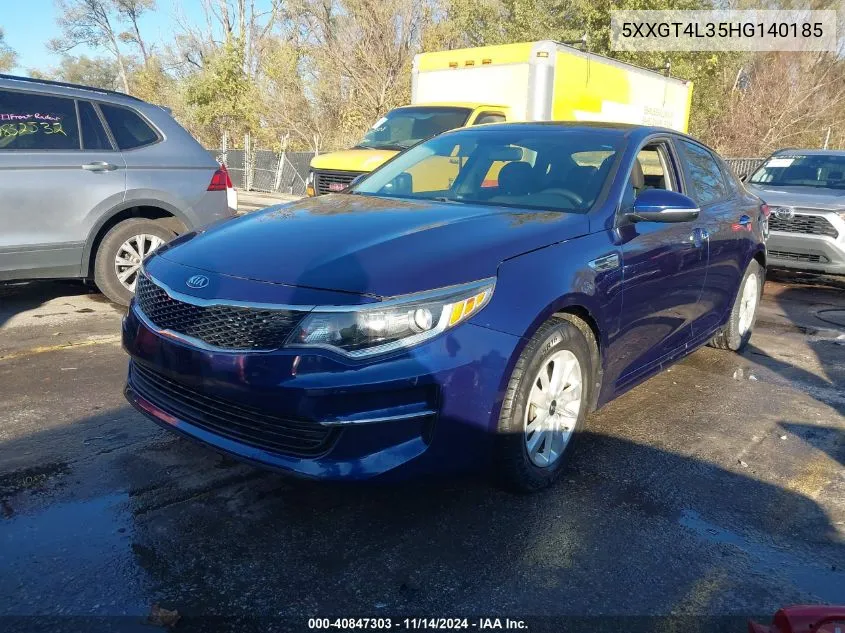 5XXGT4L35HG140185 2017 Kia Optima Lx