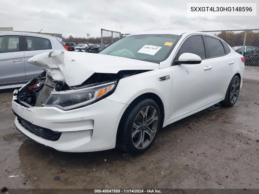 2017 Kia Optima Lx VIN: 5XXGT4L30HG148596 Lot: 40847859