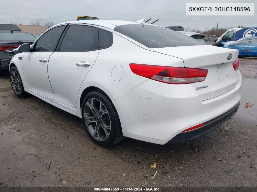 2017 Kia Optima Lx VIN: 5XXGT4L30HG148596 Lot: 40847859