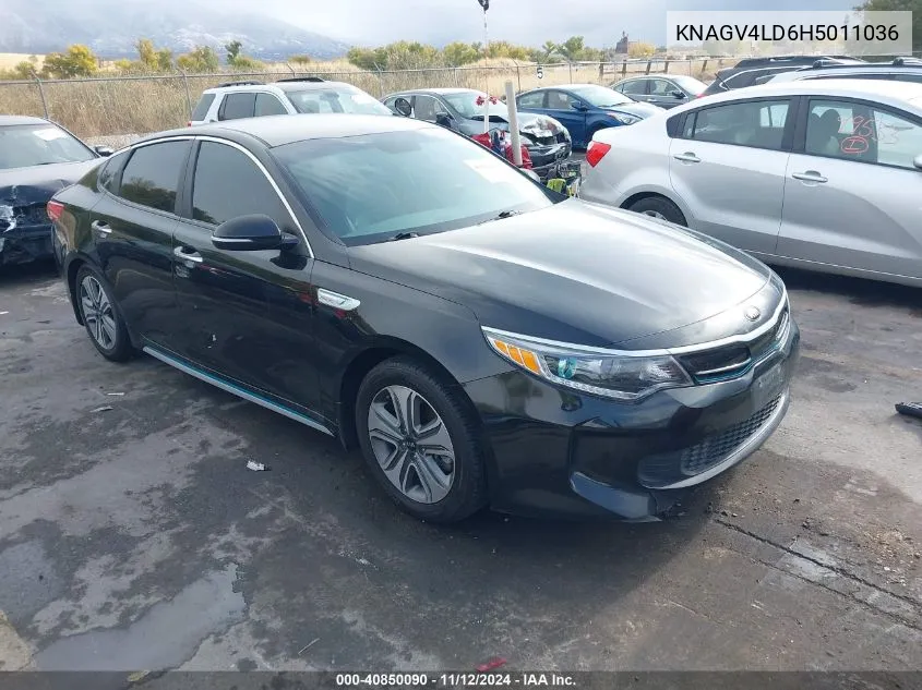 2017 Kia Optima Plug-In Hybrid Ex VIN: KNAGV4LD6H5011036 Lot: 40850090