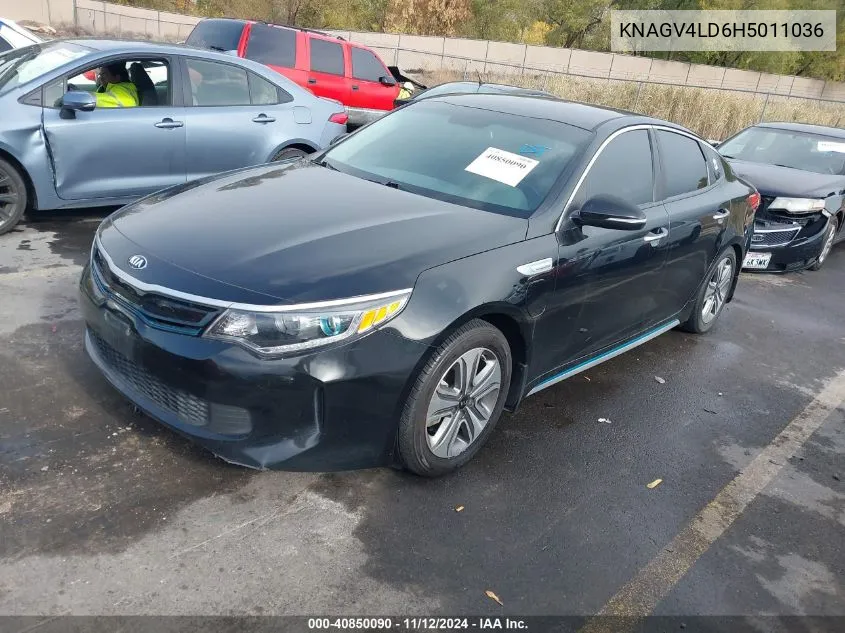 2017 Kia Optima Plug-In Hybrid Ex VIN: KNAGV4LD6H5011036 Lot: 40850090