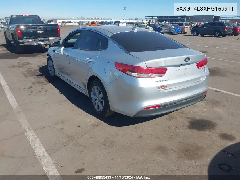 5XXGT4L3XHG169911 2017 Kia Optima Lx