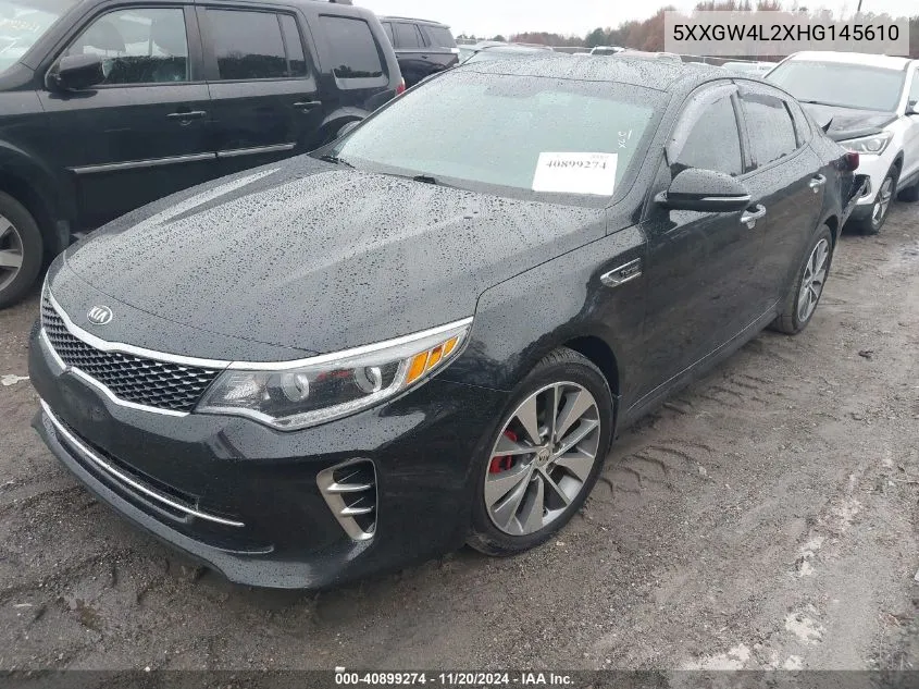 2017 Kia Optima Sx Turbo VIN: 5XXGW4L2XHG145610 Lot: 40899274