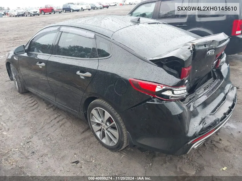 2017 Kia Optima Sx Turbo VIN: 5XXGW4L2XHG145610 Lot: 40899274