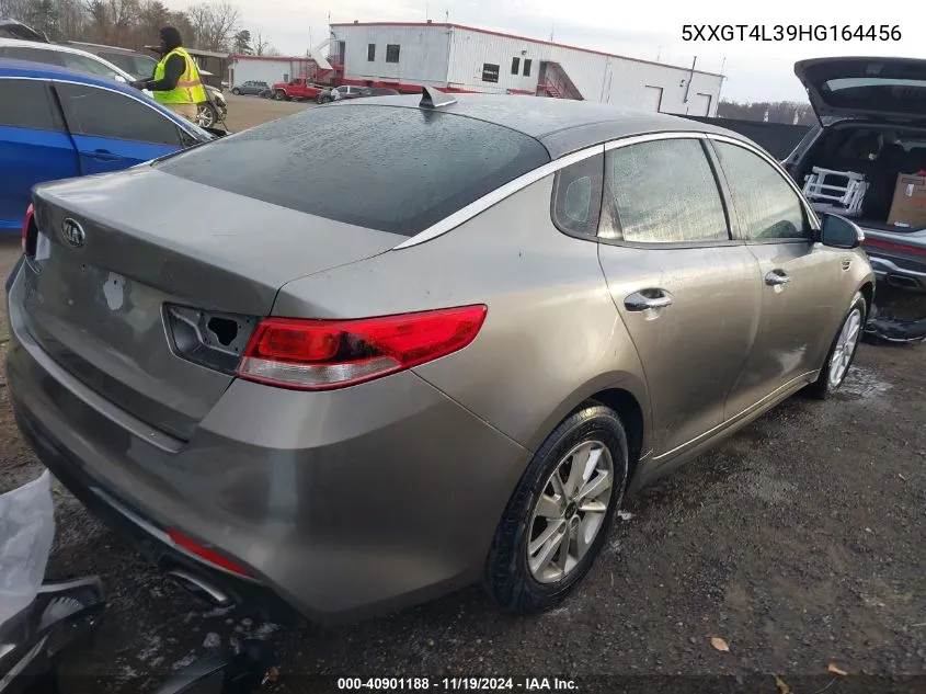 2017 Kia Optima Lx VIN: 5XXGT4L39HG164456 Lot: 40901188