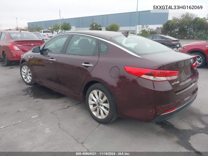 2017 Kia Optima Lx VIN: 5XXGT4L33HG162069 Lot: 40909521