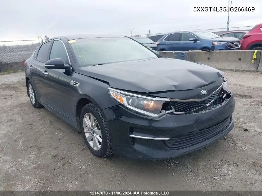 2018 Kia Optima VIN: 5XXGT4L35JG266469 Lot: 12147070