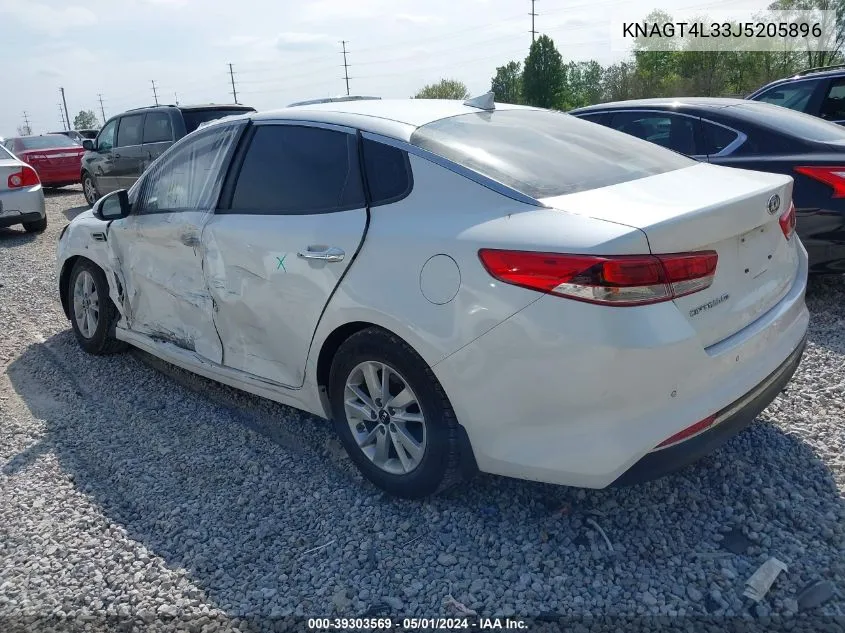 KNAGT4L33J5205896 2018 Kia Optima Lx