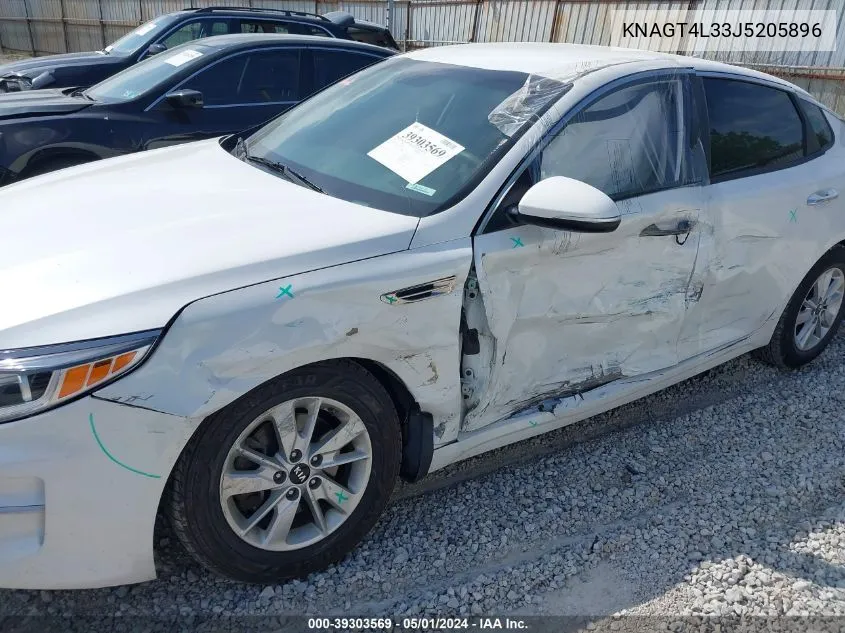 KNAGT4L33J5205896 2018 Kia Optima Lx