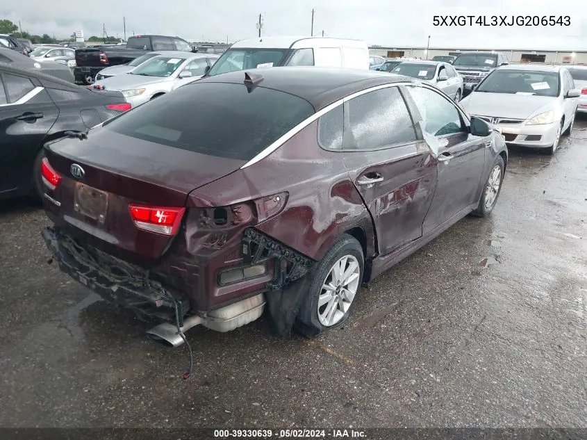 5XXGT4L3XJG206543 2018 Kia Optima Lx