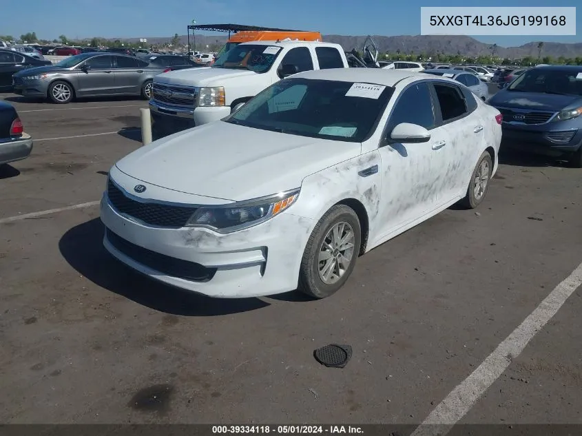 5XXGT4L36JG199168 2018 Kia Optima Lx