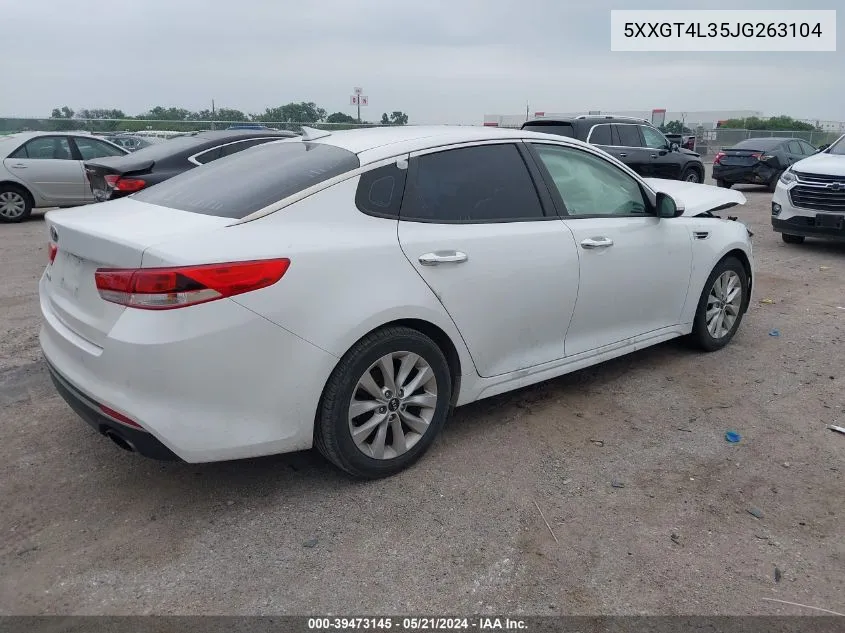 2018 Kia Optima Lx VIN: 5XXGT4L35JG263104 Lot: 39473145