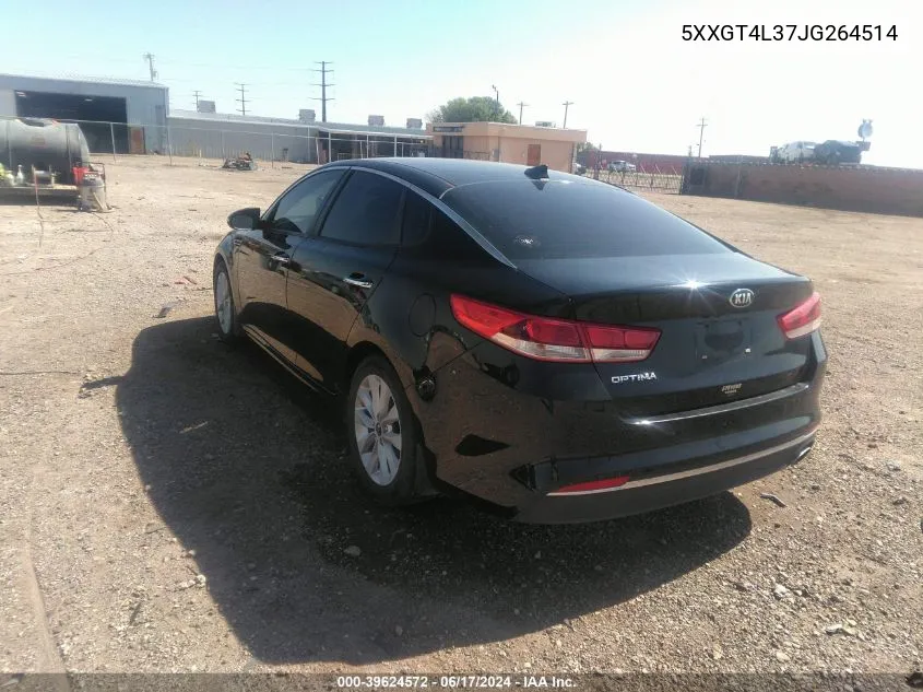 5XXGT4L37JG264514 2018 Kia Optima Lx