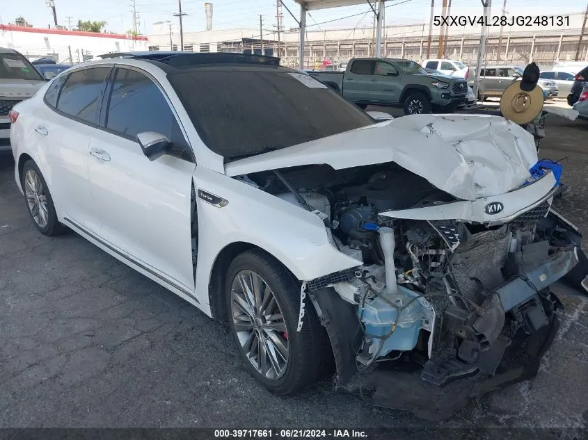 5XXGV4L28JG248131 2018 Kia Optima Sx Turbo