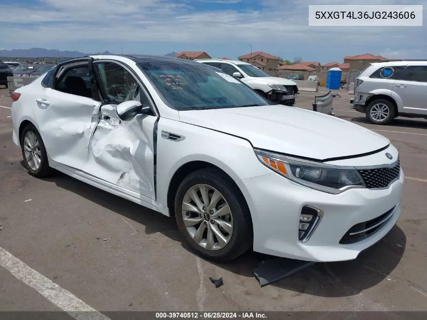 5XXGT4L36JG243606 2018 Kia Optima S