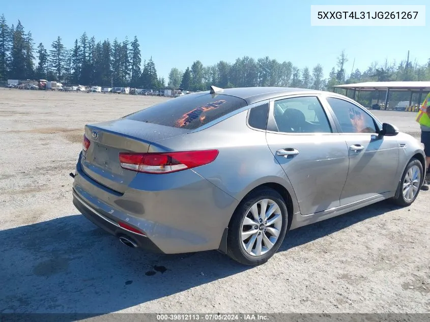 2018 Kia Optima Lx VIN: 5XXGT4L31JG261267 Lot: 39812113